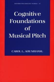 Cognitive Foundations of Musical Pitch