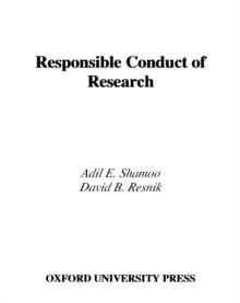 Responsible Conduct of Research