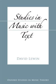 Studies in Music with Text