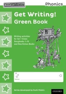 Read Write Inc. Phonics: Get Writing! Green Book Pack Of 10