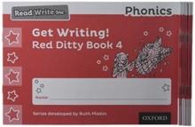 Read Write Inc. Phonics: Get Writing! Red Ditty Book 4 Pack Of 10