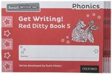 Read Write Inc. Phonics: Get Writing! Red Ditty Book 5 Pack of 10