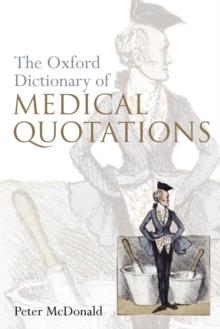 Oxford Dictionary Of Medical Quotations