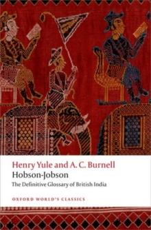 Hobson-Jobson : The Definitive Glossary of British India