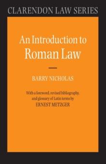 An Introduction to Roman Law