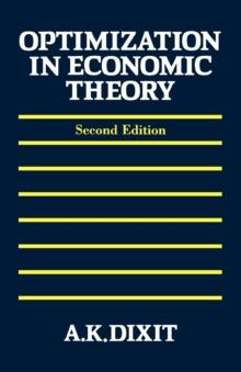 Optimization in Economic Theory