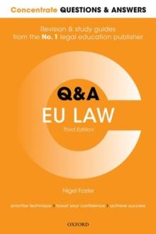 Concentrate Questions and Answers EU Law : Law Q&A Revision and Study Guide