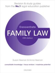 Family Law Concentrate : Law Revision and Study Guide