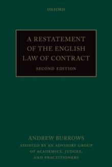 A Restatement of the English Law of Contract