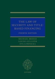 The Law of Security and Title-Based Financing