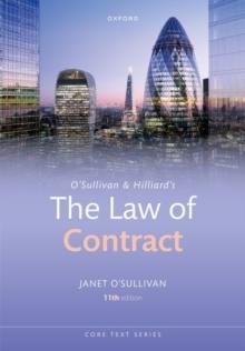 O'Sullivan & Hilliard's The Law of Contract