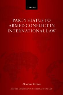 Party Status to Armed Conflict in International Law