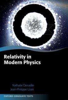 Relativity in Modern Physics