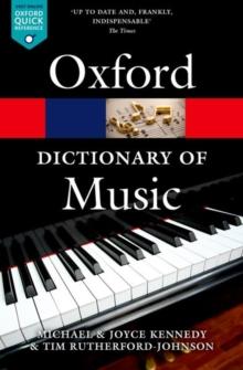 The Oxford Dictionary of Music