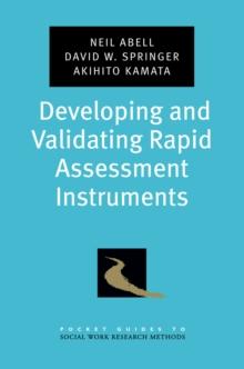 Developing and Validating Rapid Assessment Instruments