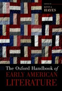 The Oxford Handbook of Early American Literature