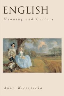 English : Meaning and Culture