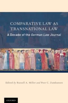 Comparative Law as Transnational Law : A Decade of the German Law Journal