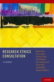 Research Ethics Consultation : A Casebook