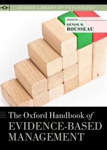 The Oxford Handbook of Evidence-based Management