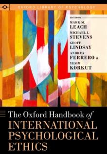 The Oxford Handbook of International Psychological Ethics