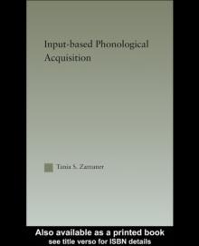 Input-based Phonological Acquisition