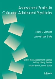 Assessment Scales in Child and Adolescent Psychiatry