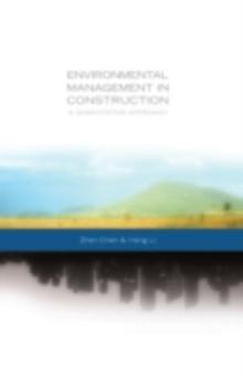 Environmental Management in Construction : A Quantitative Approach