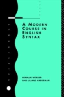 A Modern Course in English Syntax