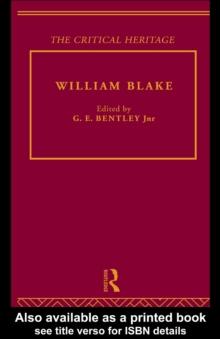 William Blake : The Critical Heritage