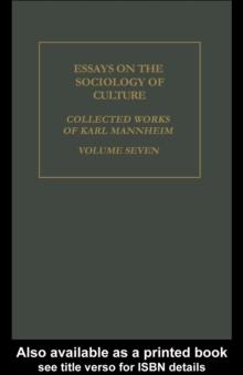 Essays on the Sociology of Culture