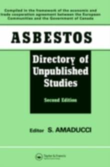 Asbestos : Directory of Unpublished Studies