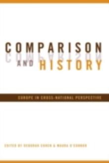 Comparison and History : Europe in Cross-National Perspective