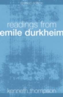 Readings from Emile Durkheim