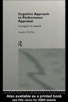 A Cognitive Approach to Performance Appraisal