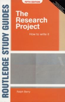 The Research Project : How to Write It