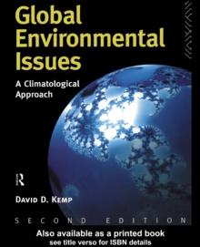 Global Environmental Issues : A Climatological Approach