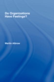 Do Organizations Have Feelings?