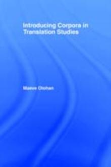 Introducing Corpora in Translation Studies