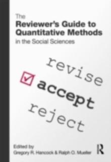 The Reviewer's Guide to Quantitative Methods in the Social Sciences