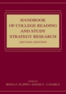 Handbook of College Reading and Study Strategy Research