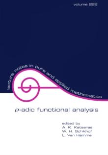 P-Adic Functional Analysis