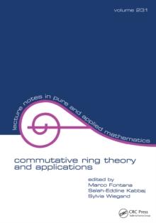 Commutative Ring Theory and Applications