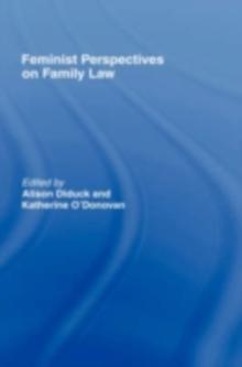 Feminist Perspectives on Family Law