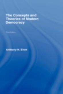 Concepts and Theories of Modern Democracy