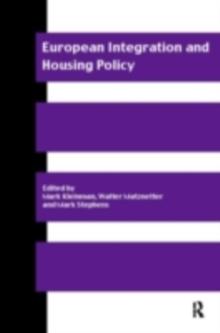 European Integration and Housing Policy