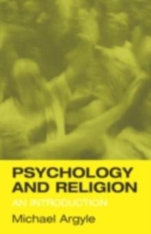 Psychology and Religion : An Introduction