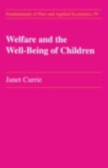 Welfare and the Well-Being of