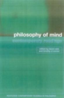 Philosophy of Mind: Contemporary Readings