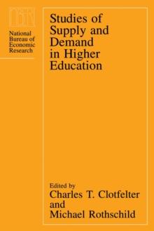 Studies of Supply and Demand in Higher Education